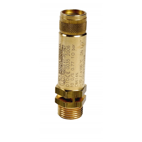 soupape de securite viton 20 a 45 BAR raccordement 1/2"